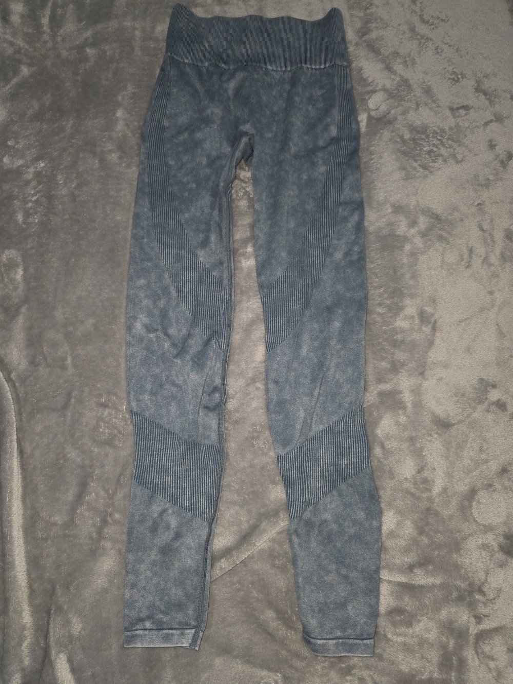 PINK Seamless High-Waist Active Leggings — Slate Blue-XS